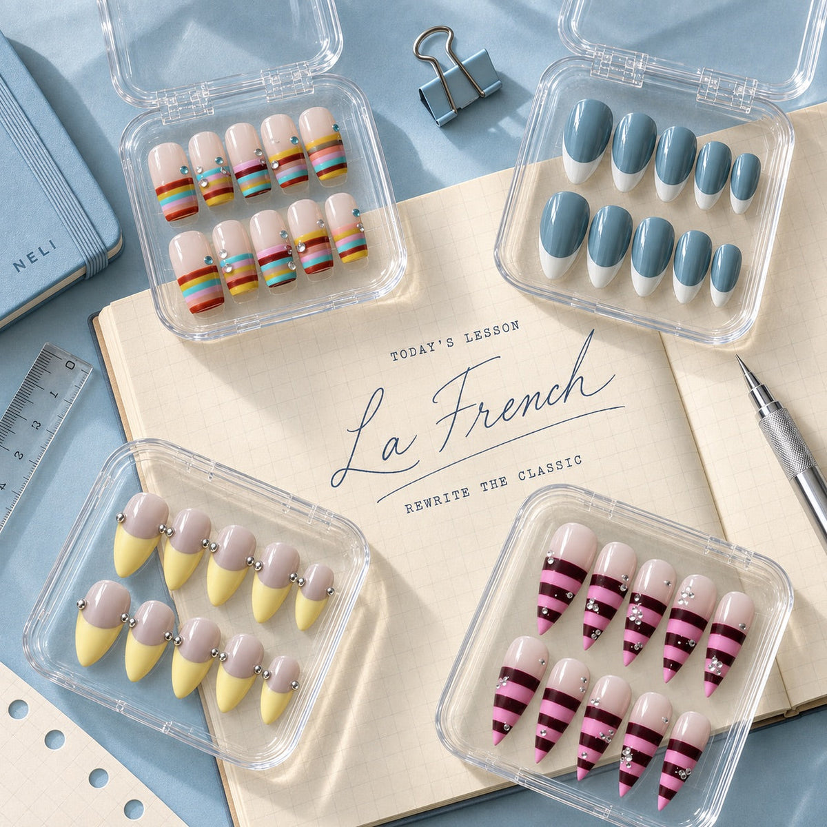 Collection La French de NELI – press-on nails