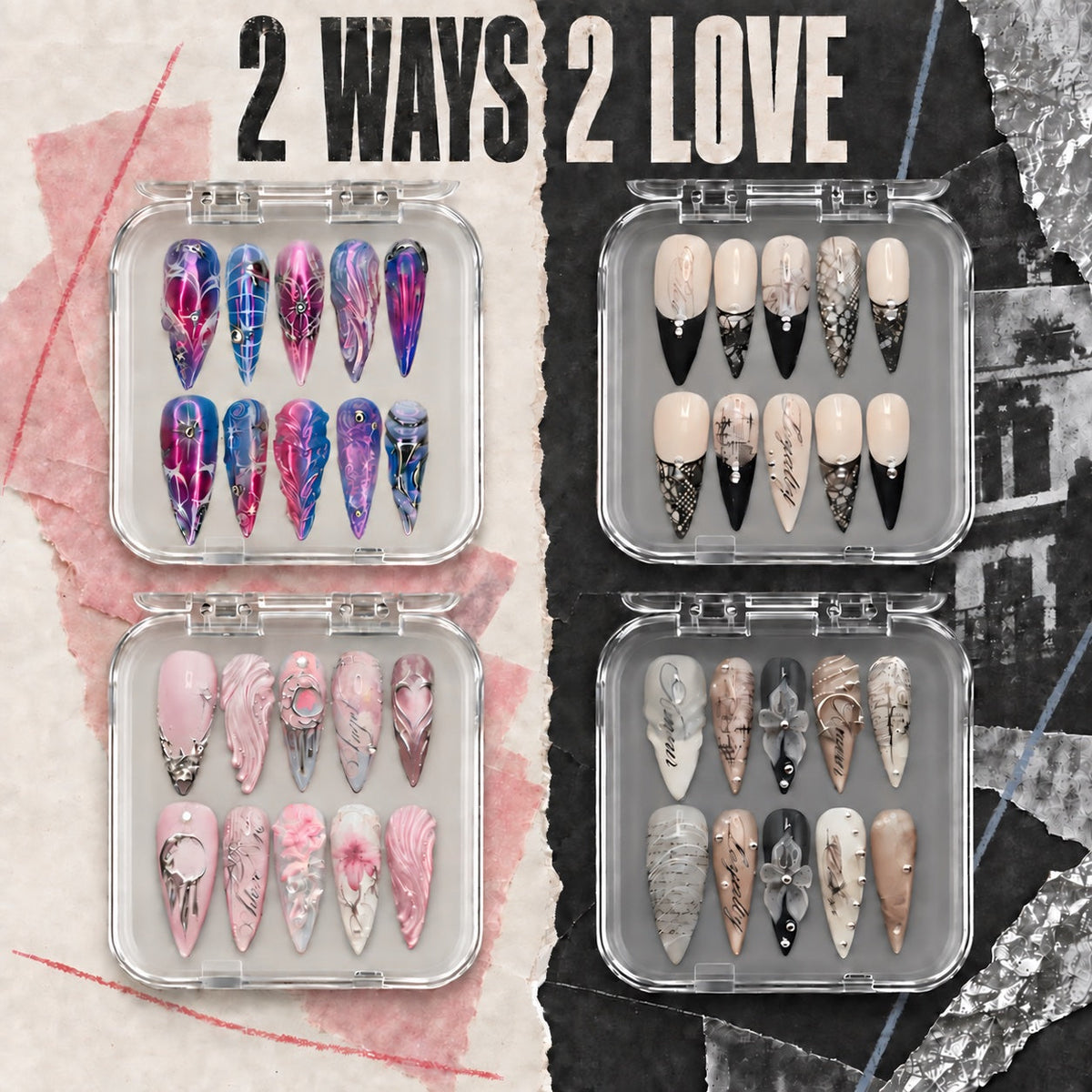 Collection SS4 2 WAYS 2 LOVE – Press-on nails NELI