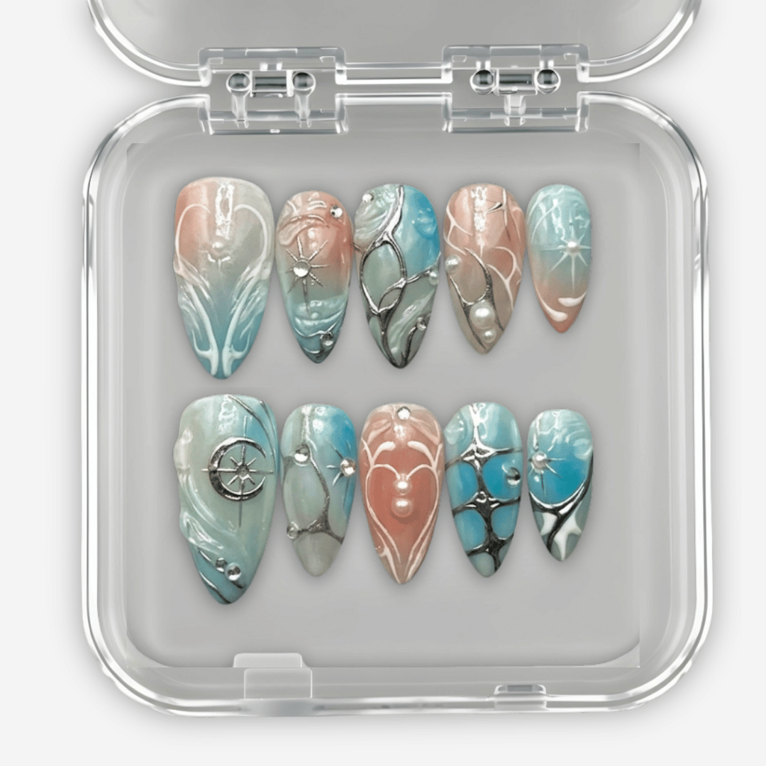 Blush & Teal