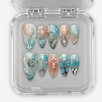 Blush & Teal