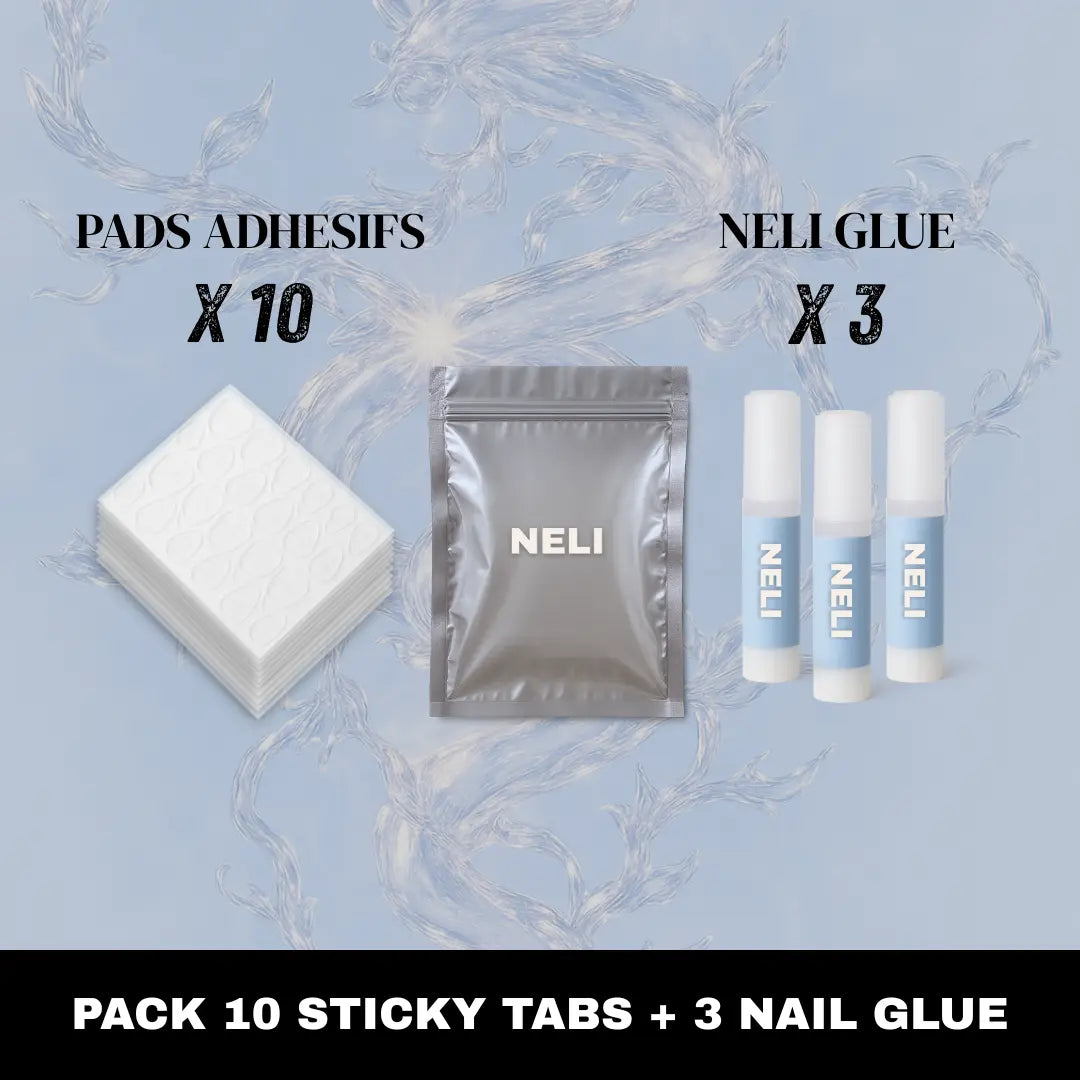 Pack 10 Pads Adhésifs+3 Colles - NELI