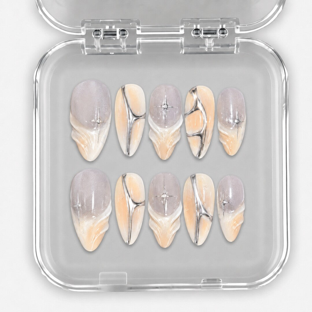 Crème Brûlée – Press-On Nails NELI SUMMER 2026