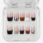 La Palette – French multicolore et chrome, Press-On Nails NELI LA FRENCH