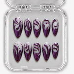 Press-on nails NELI – Violet Spell – coffret de 10 ongles