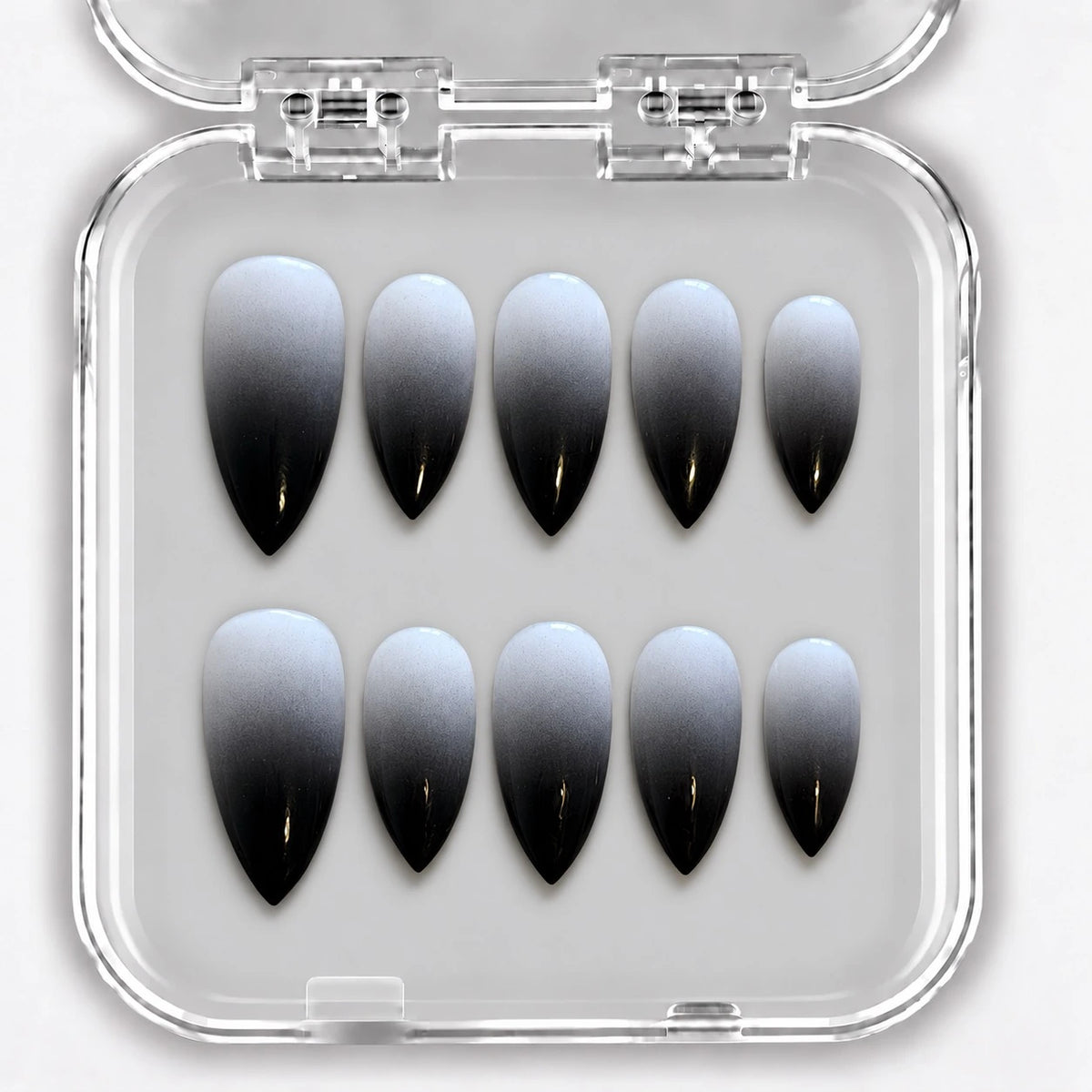 Press-on nails NELI – Smoky Nude – coffret de 10 ongles