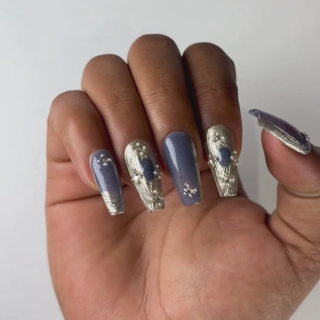 Blue Metallic Majesty 