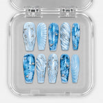 Silver Tide – Press-On Nails NELI SUMMER 2026