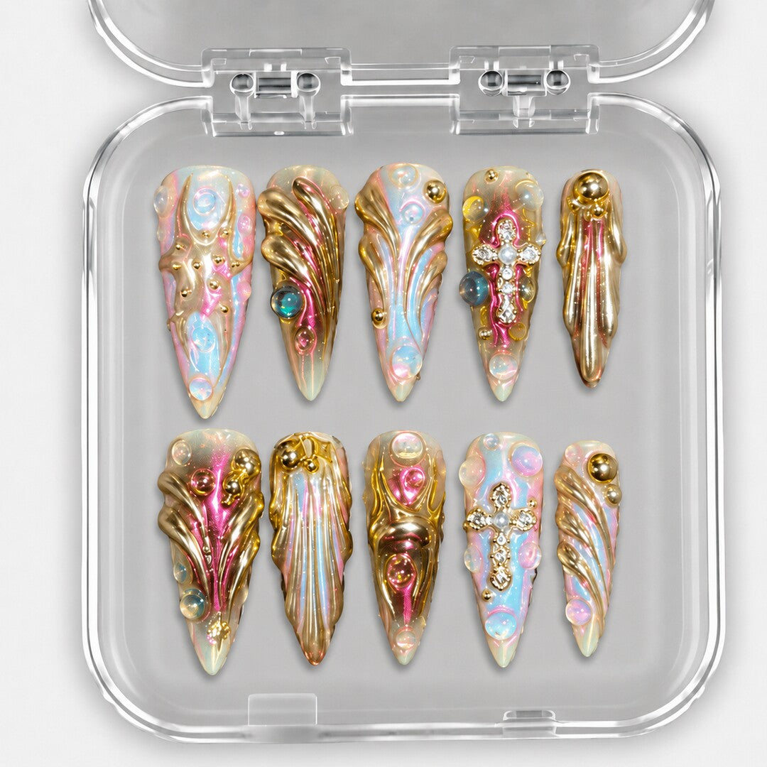 Solar Relic – Press-On Nails NELI SUMMER 2026